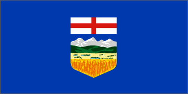 Alberta Flag. Polyester