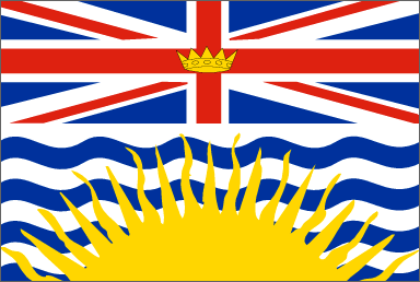 British Columbia Flag , Polyester