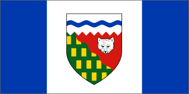 NW Territories Flag. Polyester