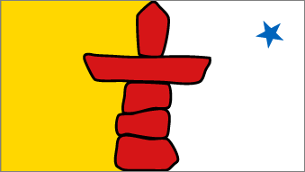 Nunavut Flag , Polyester