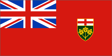 Ontario Flag, Polyester